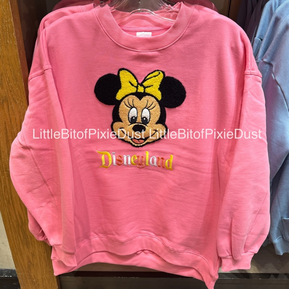 Disneyland Minnie Mouse Pink oversized pullover sweatshirt